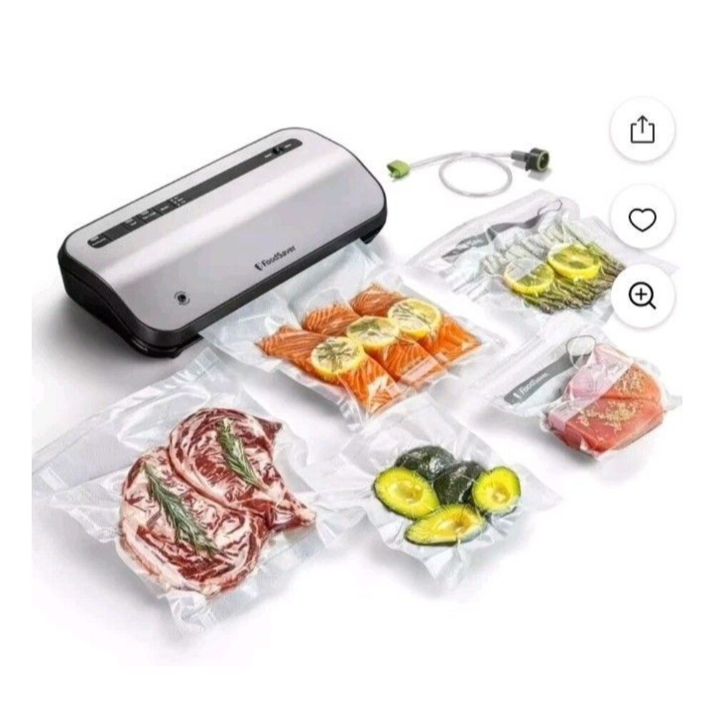 FoodSaver Preserve Vacuum Sealer, 14-Piece Starter Kit, Vacuum Seal Roll & Bags